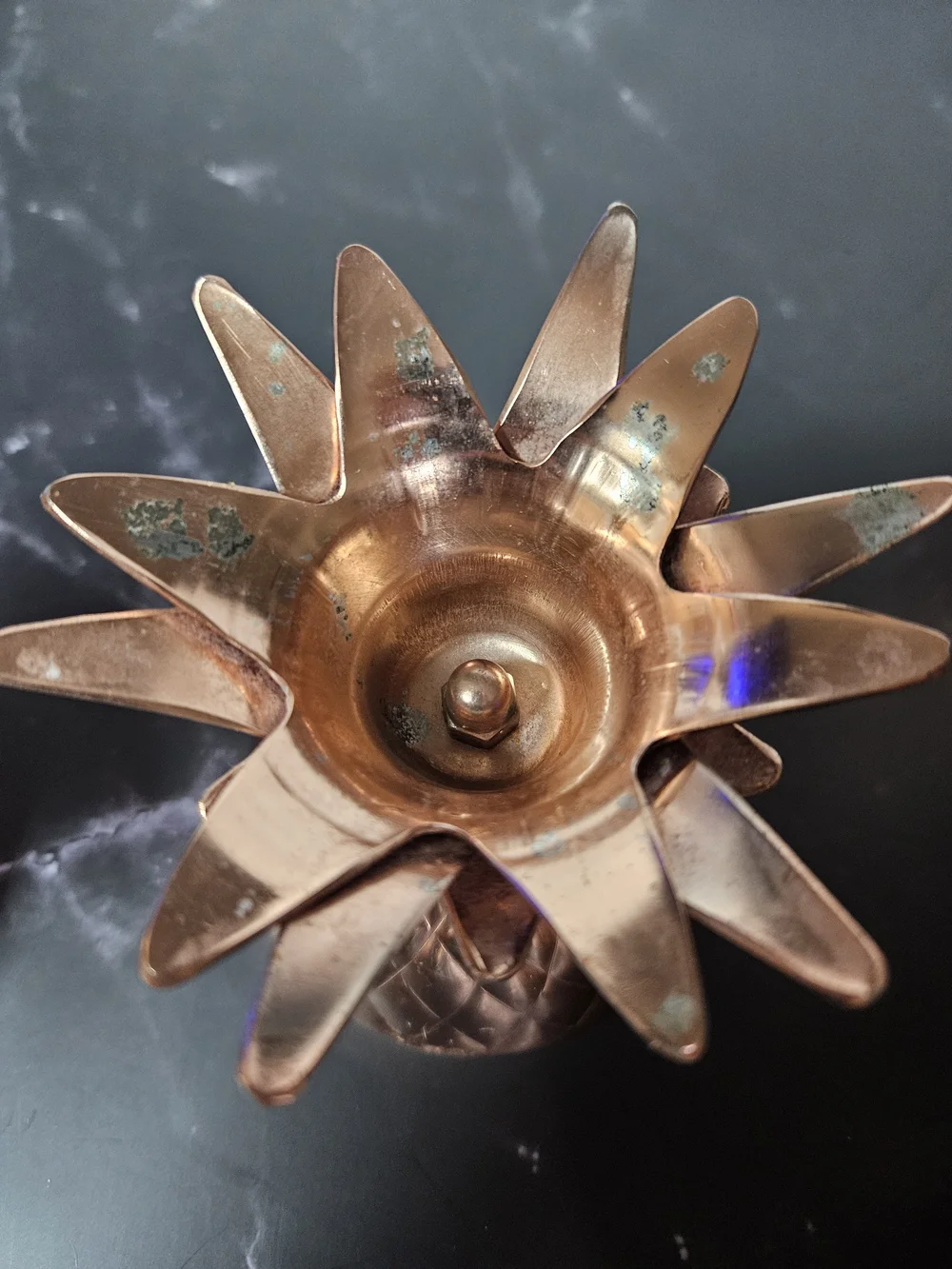 Copper Pineapple Cocktail Tumblers with Lids and Straws